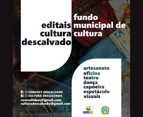 Prefeitura disponibiliza editais para a área de Cultura