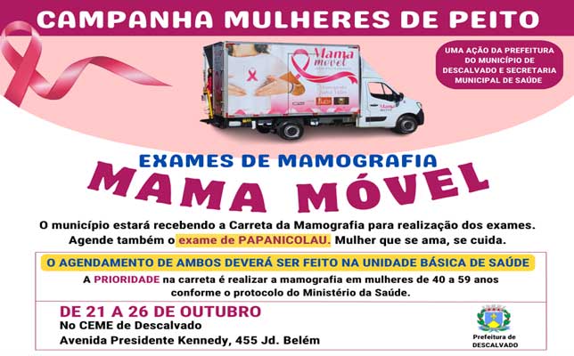 Foto: Campanha Mulheres de Peito - Carreta da Mamografia