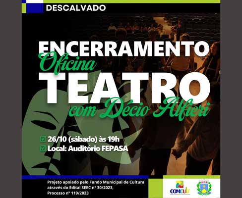 Foto: Encerramento da Oficina de Teatro